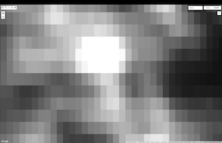 Förhandsvy av karta utan satellitbilder och etiketter