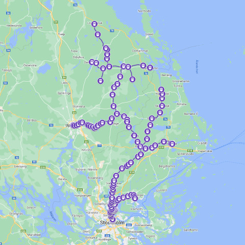 Railway map preview